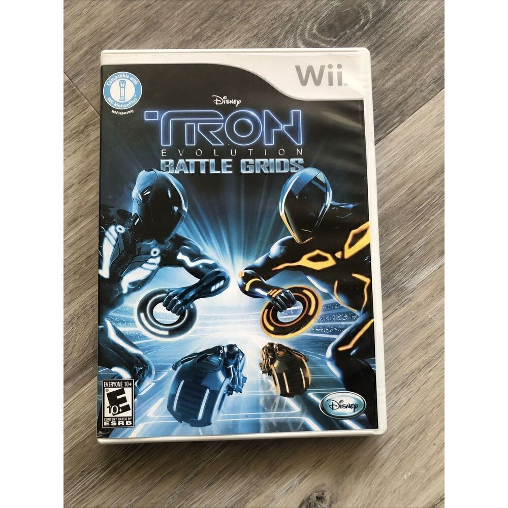 *Disney TRON: Evolution - Battle Grids - Nintendo Wii Game- Gaming Good Condtion